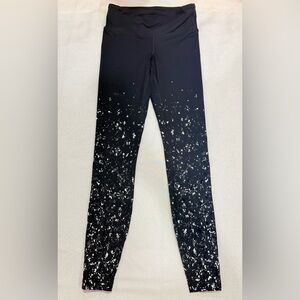 lululemon athletica Black and White Speckled Leggings